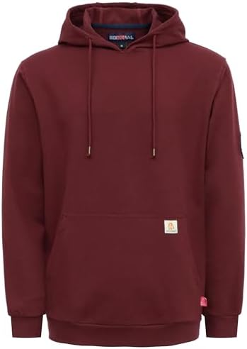 Champion Mens Powerblend Hooded Sweatshirt, M, Chocolate Brown at